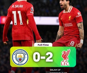 【英超】曼城0比2利物浦，萨拉赫索博互相传射